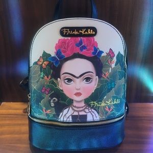 Authentic Cartoon Version Frida Kahlo Backpack